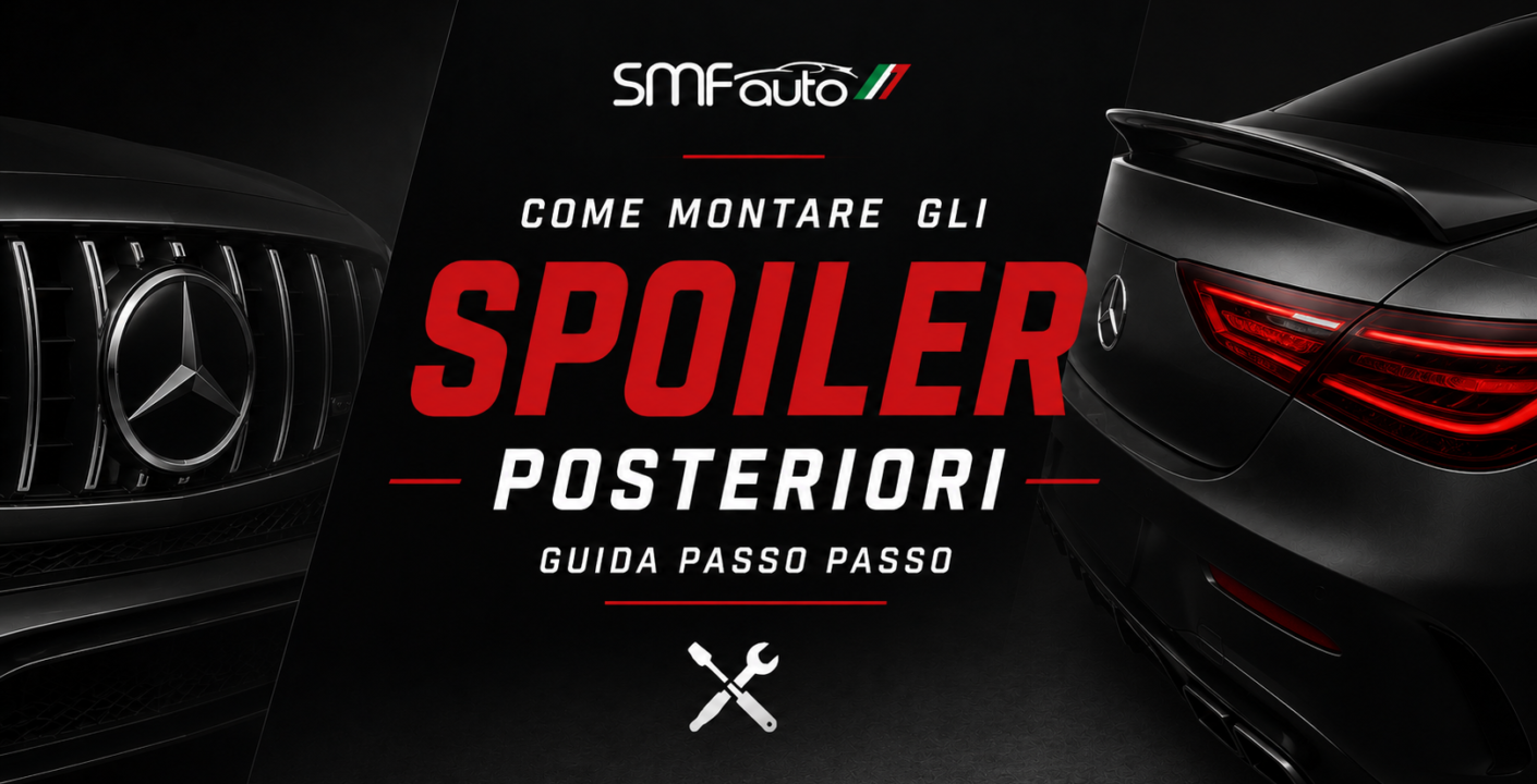 montaggio degli spoiler posteriori per Mercedes-Benz