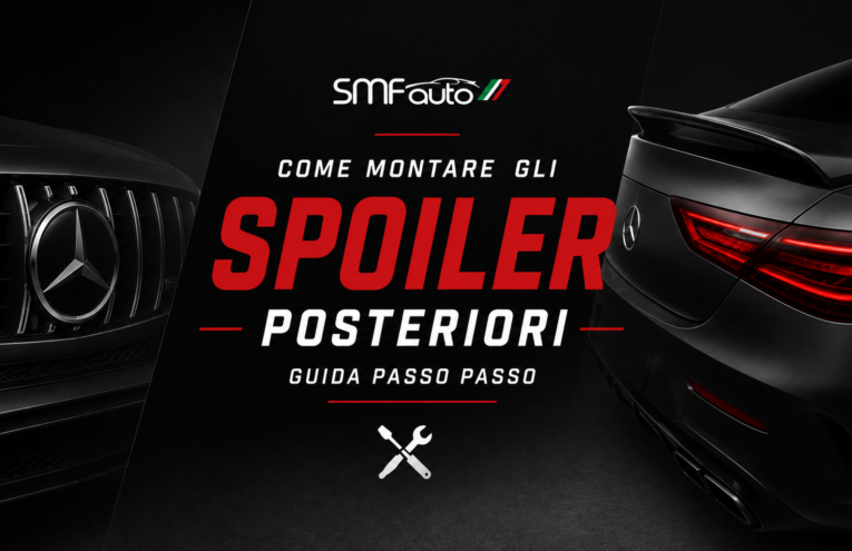 montaggio degli spoiler posteriori per Mercedes-Benz