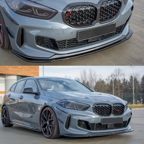 Spoiler anteriore BMW Serie 1 F40/F41 (2019-) Nero lucido