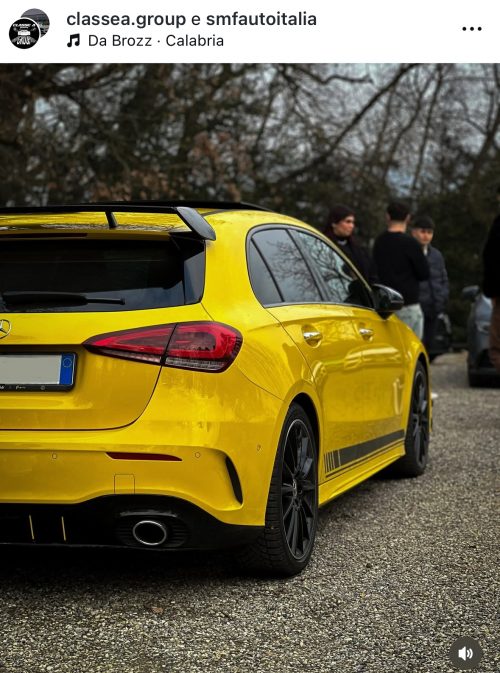 KIT Alettone AMG + Diffusore posteriore Classe A w177 2019- - immagine 4