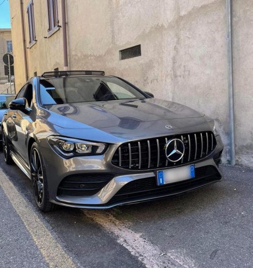 KIT Diffusore stile AMG + Griglia panamericana CLA w118 x118 2019-2023