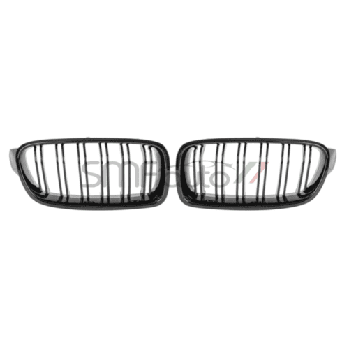 Griglie a doppia banda BMW Serie 3 F30 F31 2011-2019 Nera lucida