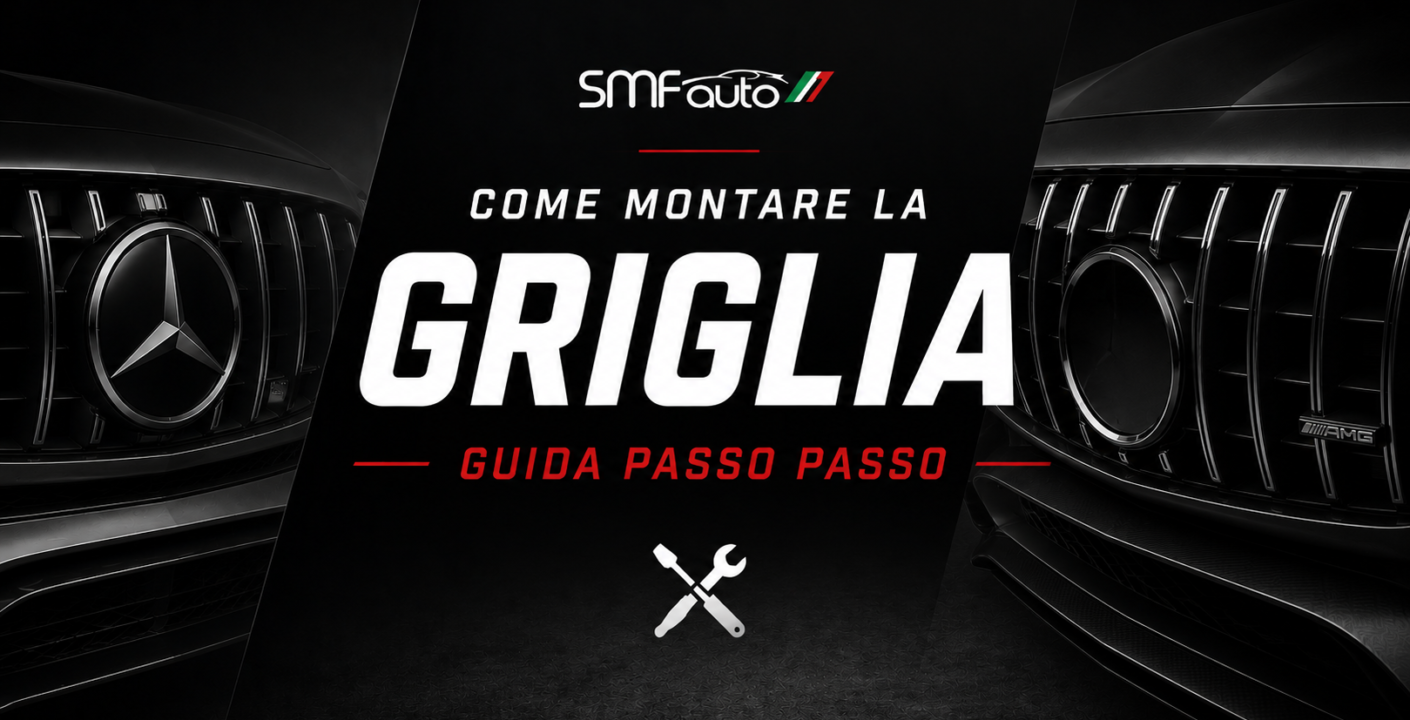 Come montare la griglia anteriore su Mercedes Classe A W177