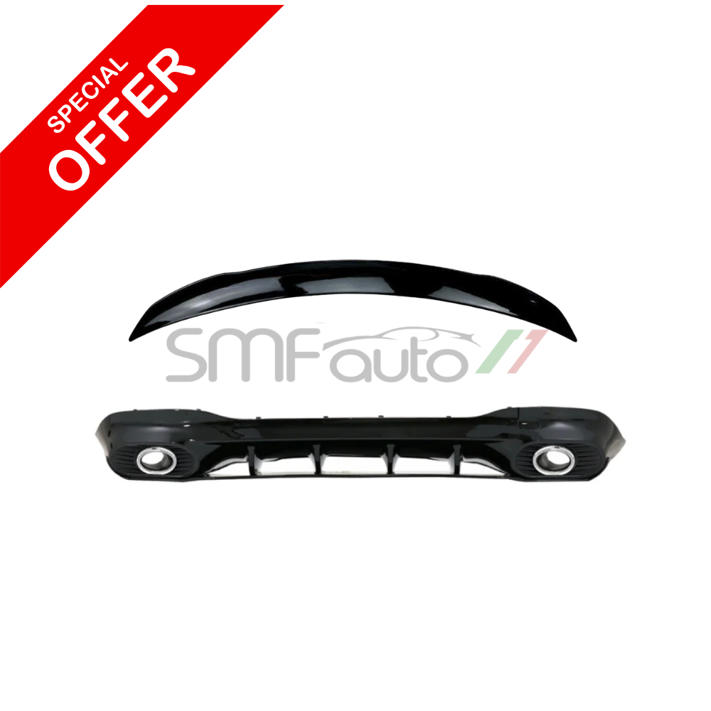 KIT Spoiler posteriore + Diffusore posteriore CLA Coupè c118 2023-2026