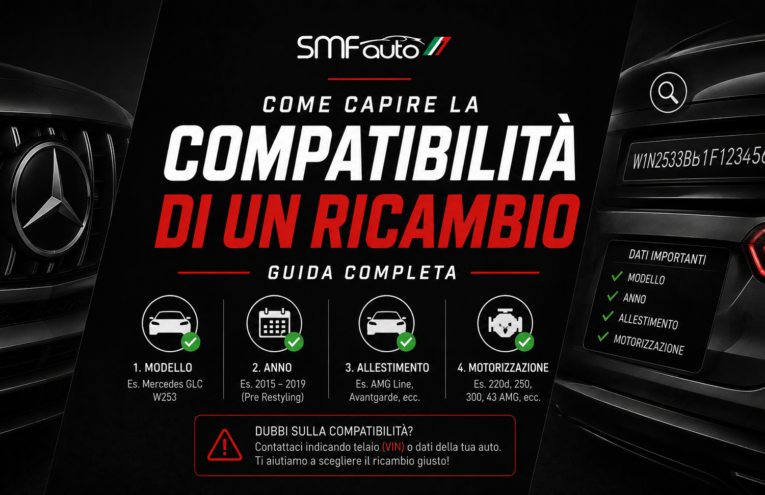 Come capire se un ricambio è compatibile