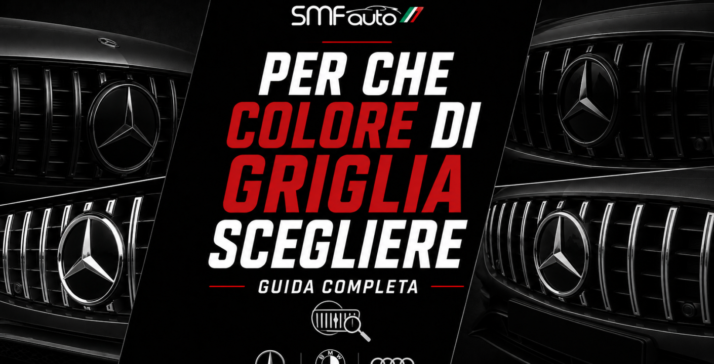 Griglia anteriore nero lucido stile night pack vs cromo
