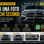 Guida alla compatibilità dei ricambi Mercedes: con alcune foto dell'auto è possibile identificare modello, allestimento, versione pre-restyling o restyling e scegliere i ricambi compatibili.