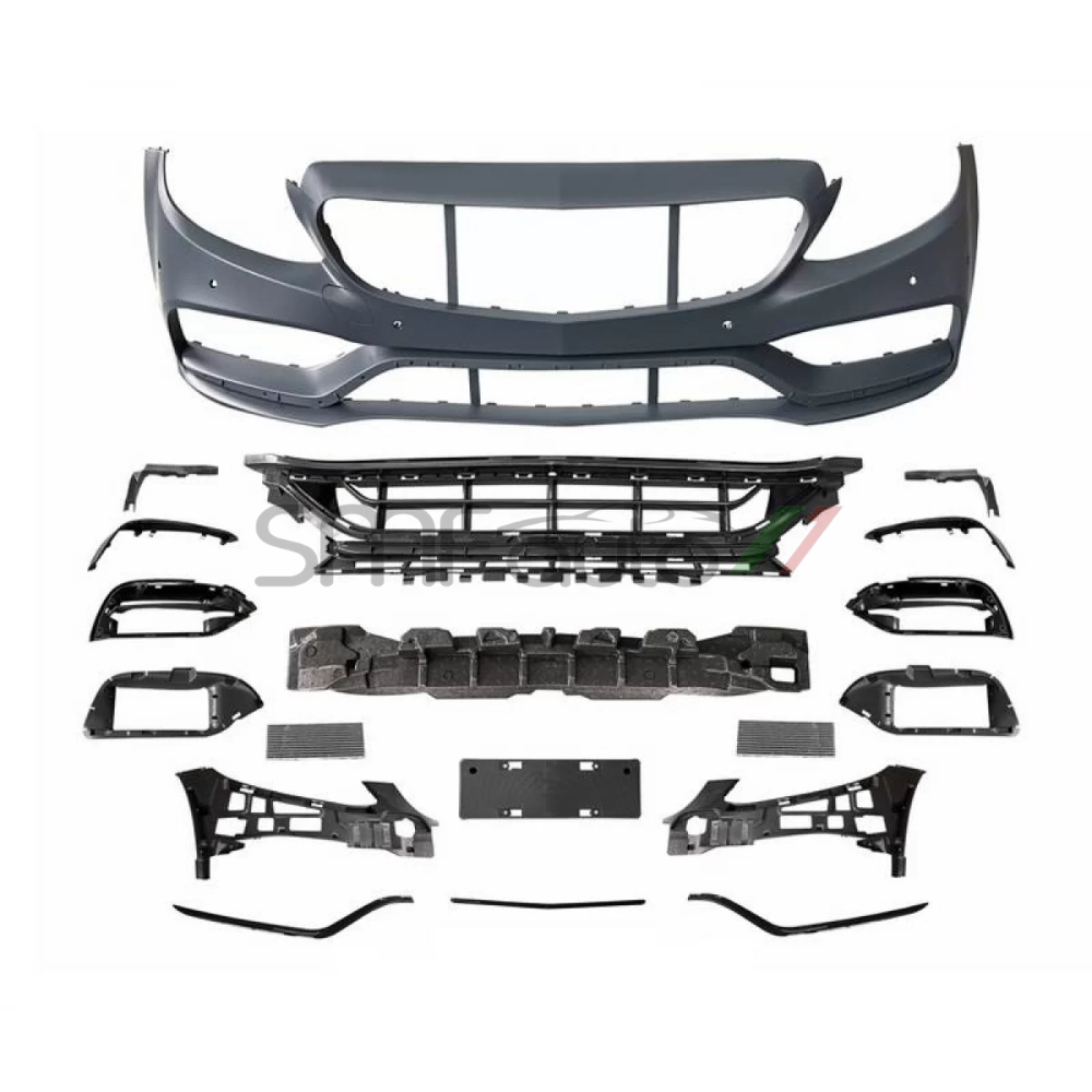 Paraurti Anteriore Mercedes Classe C W205 Stile C63 AMG (2014–2021)