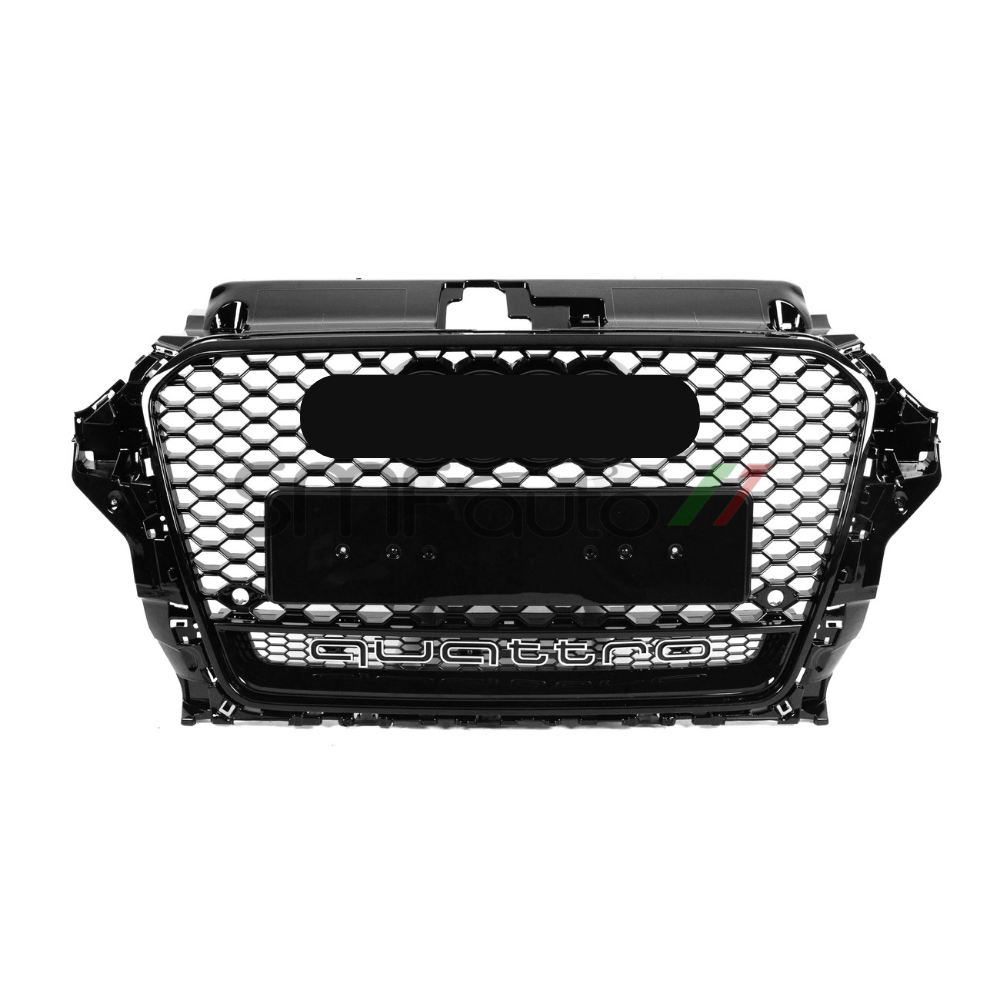 Griglia RS3 Nera Quattro per Audi A3 8V 2012-2015.