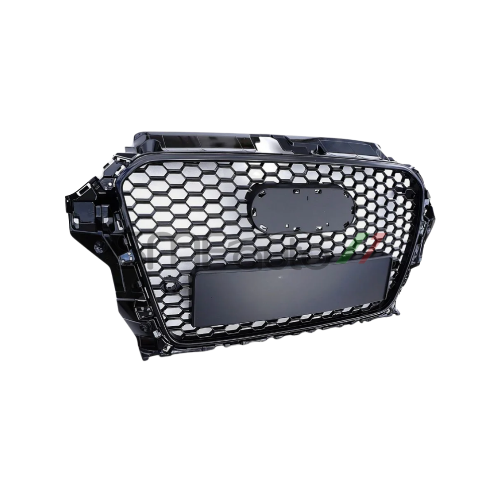 Griglia RS3 nera lucida per Audi A3 8V dal 2012 al 2015