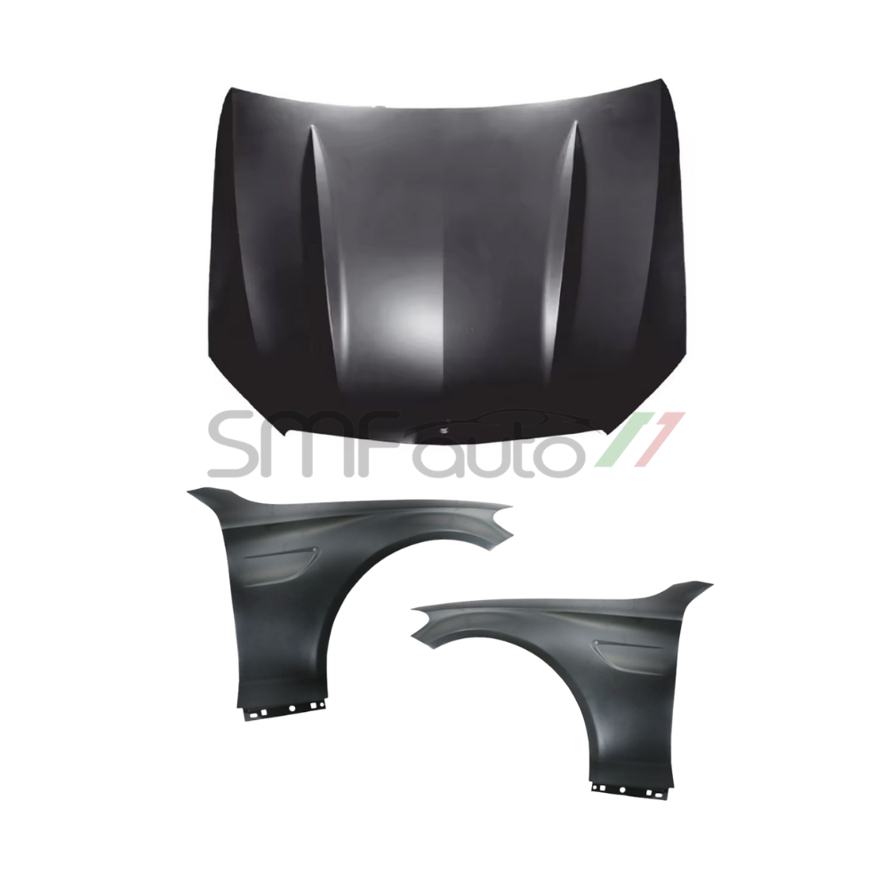 Kit Conversione AMG C63S Mercedes Classe C W205 (2015-2021) Cofano + Parafanghi
